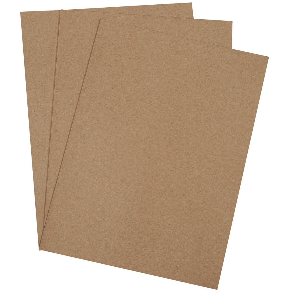 Partners Brand Heavy-Duty Chipboard Pads, 26in x 38in, Kraft, Case Of 70