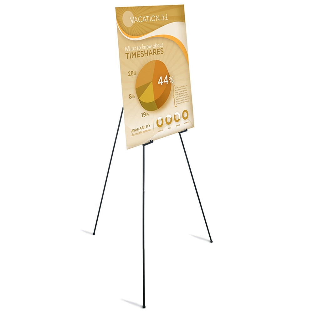 Office Depot Brand Instant Display Easel, Table Top Size, Black