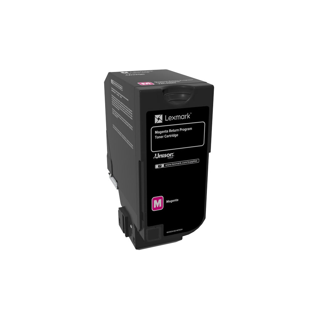 Lexmark 74C10M0 Magenta Return Program Toner Cartridge