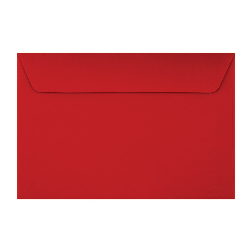 LUX Booklet 6in x 9in Envelopes, Peel & Press Closure, Holiday Red, Pack Of 250