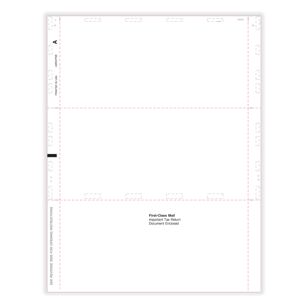 ComplyRight 1099-MISC Tax Forms, Federal Copy A, 2-Up, 8-1/2in x 11in, Pack Of 1,000 Forms