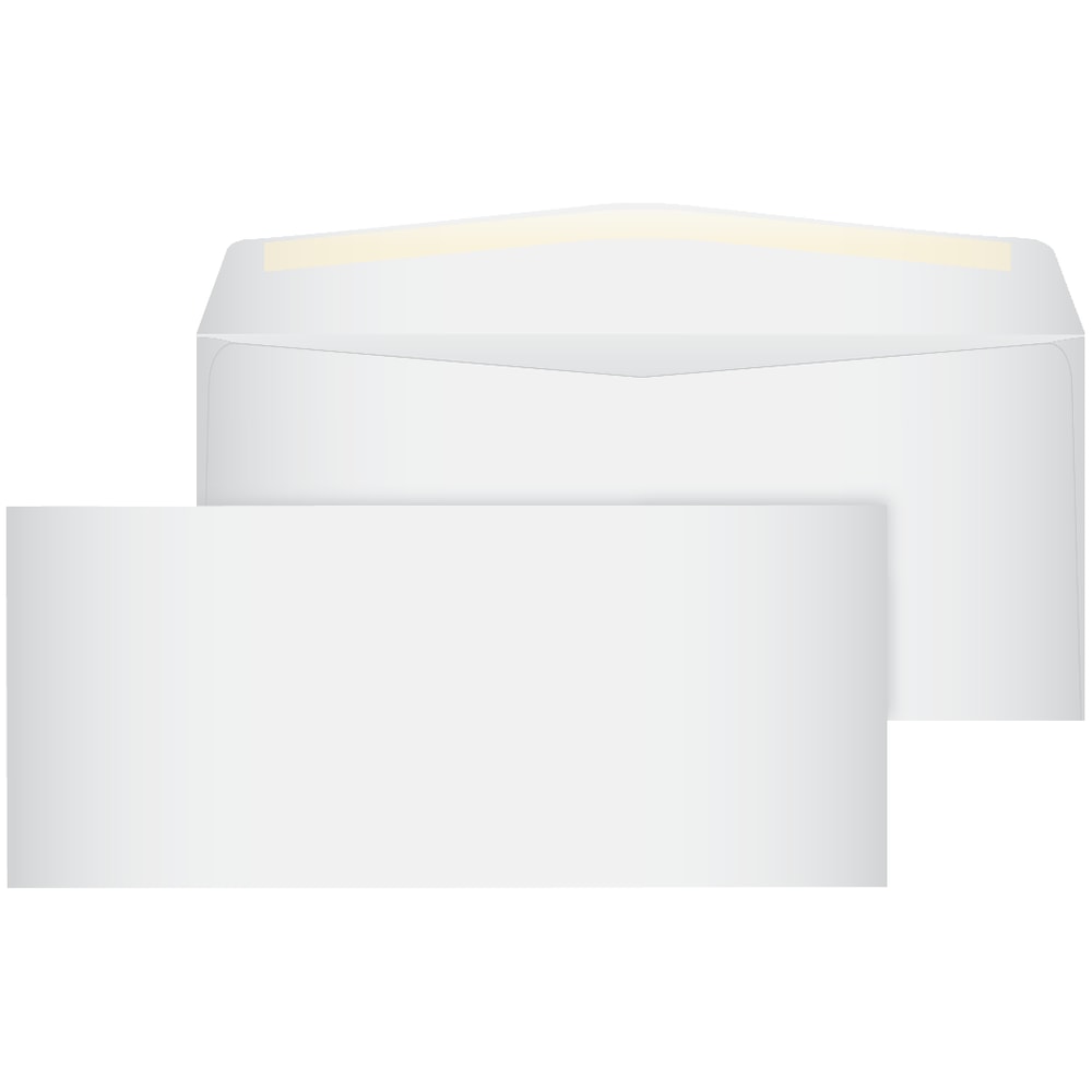 Quality Park #10 Business Envelopes, Gummed Seal, White, Box Of 500