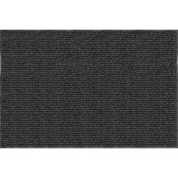 Realspace Tough Rib Floor Mat, 4ft x 6ft, Charcoal