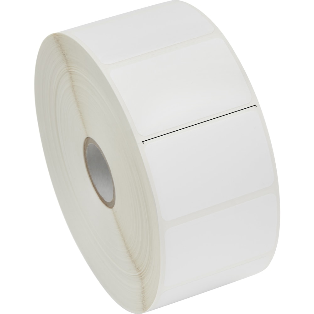 Zebra 8000D Barcode Label - 1 1/4in Height x 2in Width - Permanent Adhesive - Thermal Transfer - Paper - 1000 / Roll - 1000 / Roll