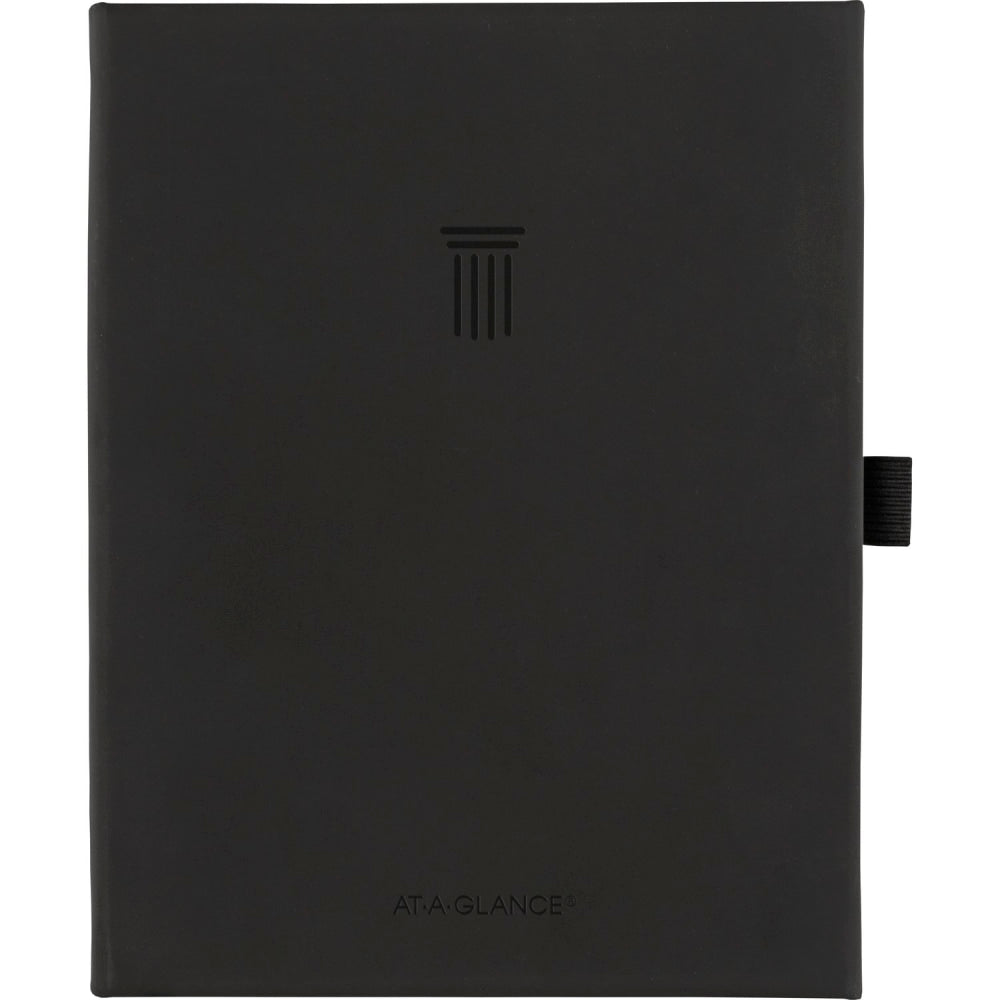 AT-A-GLANCE Foundation Weekly/Monthly Planner, 5-1/2in x 8-1/2in, Small, Black, Undated