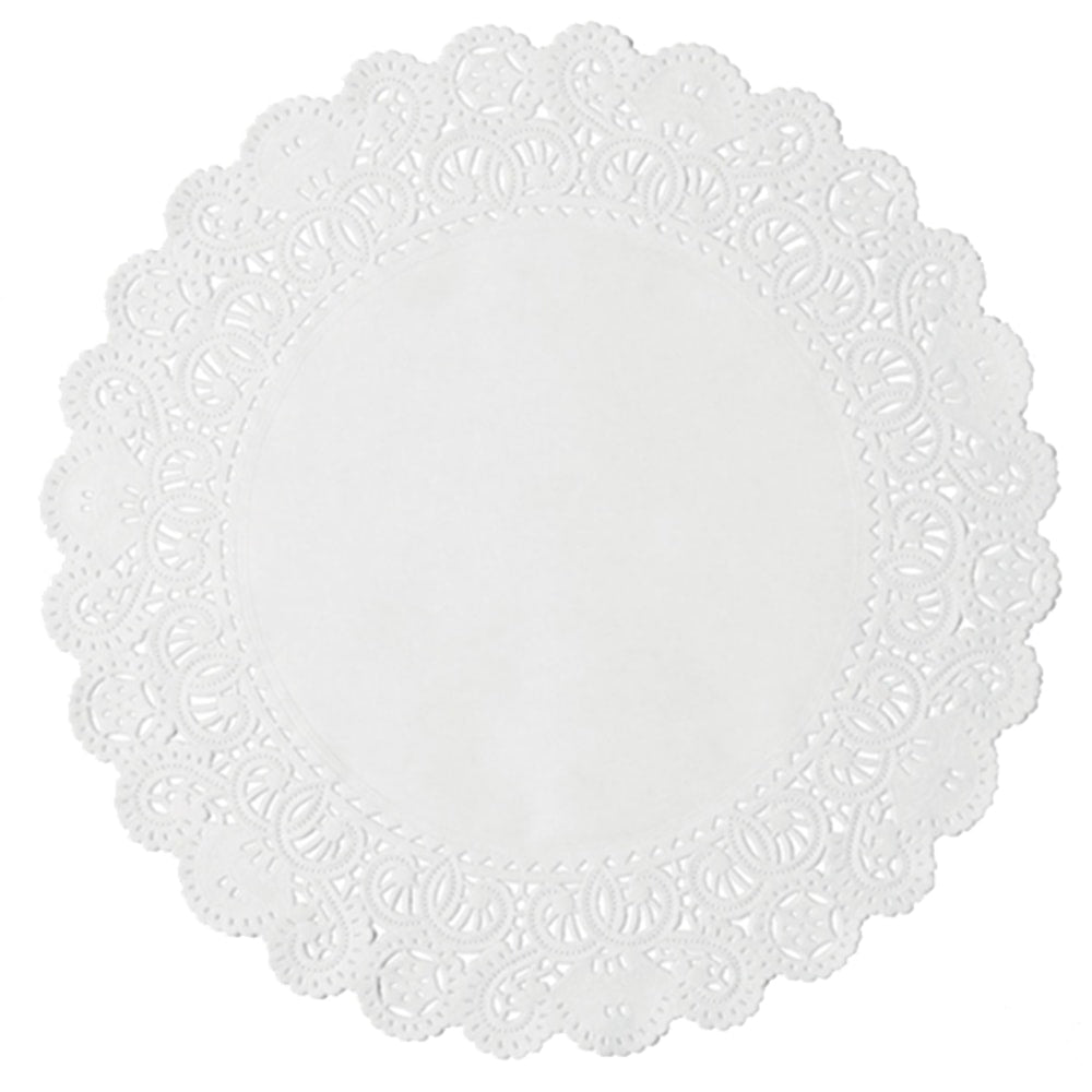 LAPCO Lace Doilies, 10in, Carton Of 10