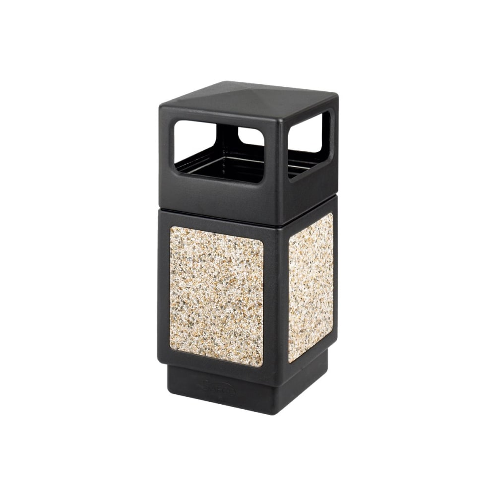 Safco Canmeleon Aggregate Panel Outdoor Receptacle, Side-Opening, 38 Gallons, 39 1/4inH