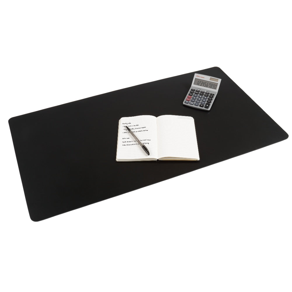 Realspace Ultra-Smooth Writing Surface With Antimicrobial Protection, 19 3/10in H X 35 2/5in W , Black