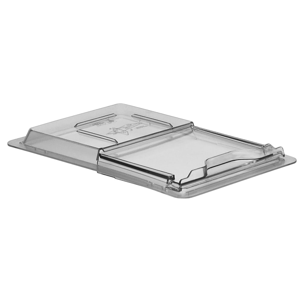 Cambro Camwear Food Box Sliding Lids, 12in x 18in, Clear, Set Of 6 Lids