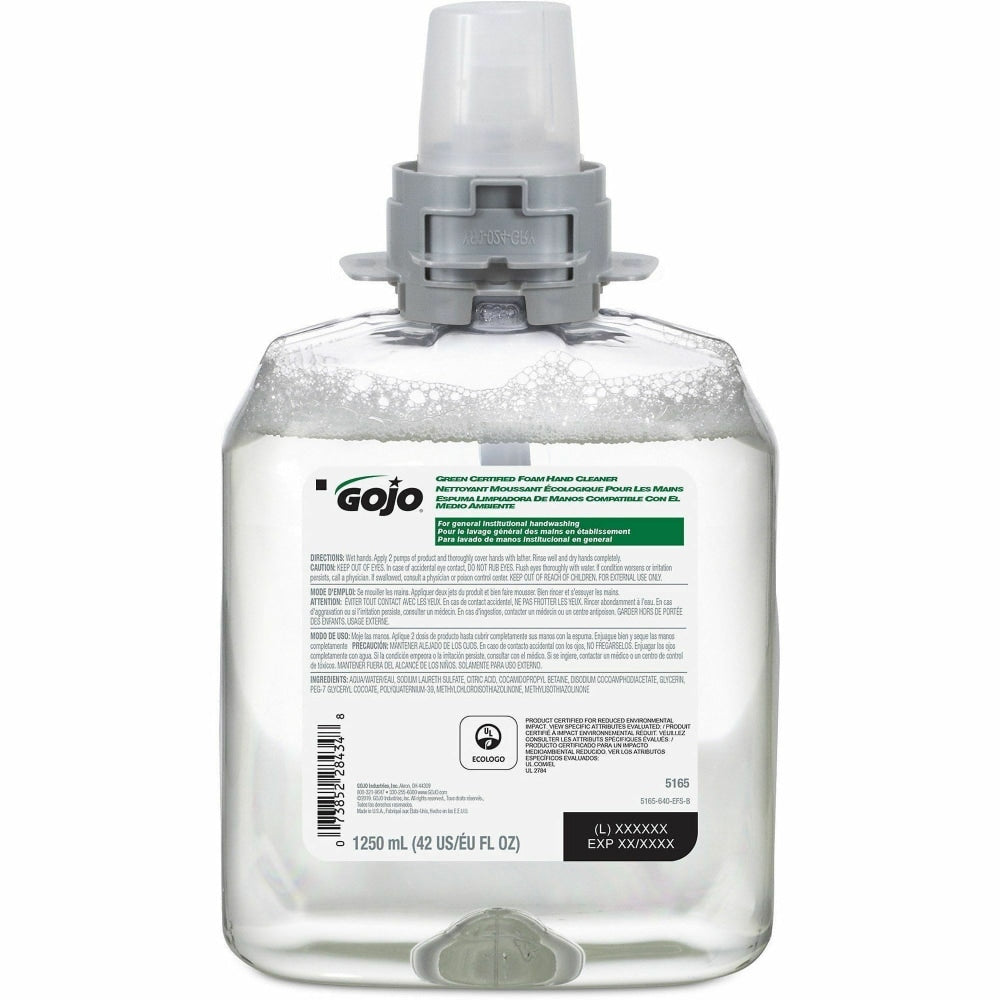 Gojo FMX-12 Foam Hand Soap Refill, Fresh Fruit Scent, 42.3 Oz
