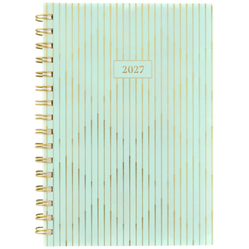 Mead Cambridge Glimmer 2027 Weekly Monthly Planner, Small, 5 1/2in x 8 1/2in