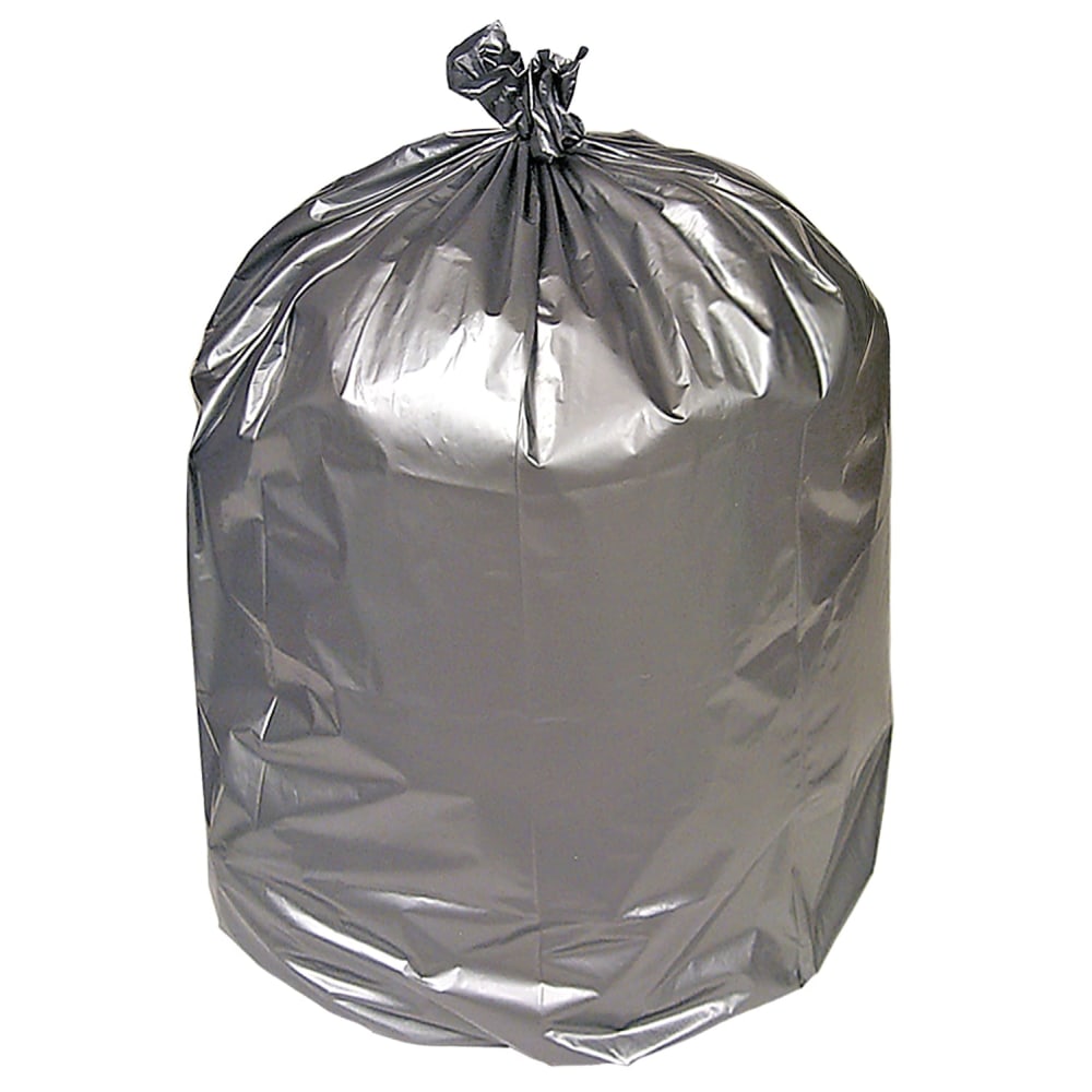 Pitt Plastics LL Can Liner, 39X56, 1.55Mil, Silver, 50/Case
