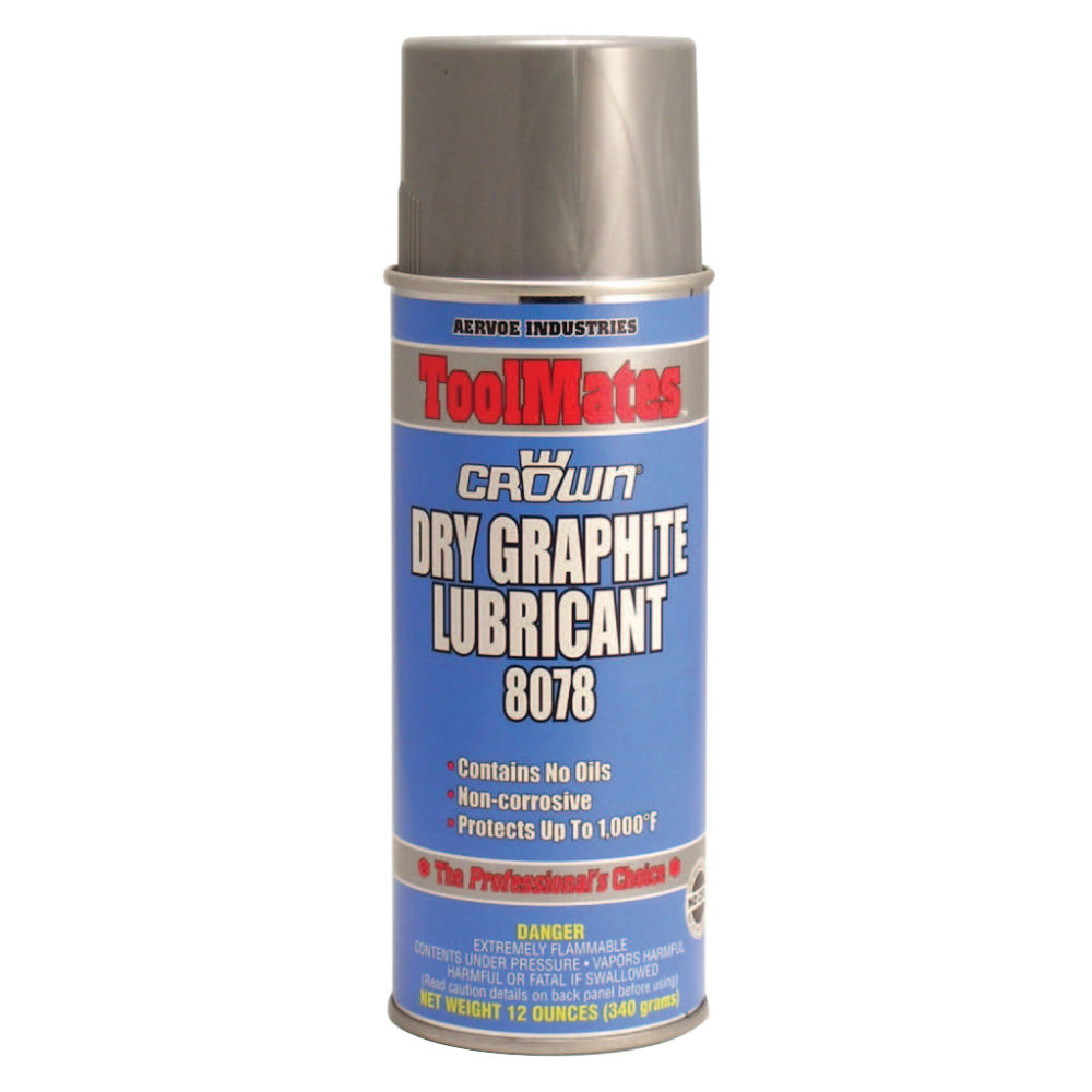 Aervoe Crown Dry Graphite, 12 Oz, Pack Of 12 Cans