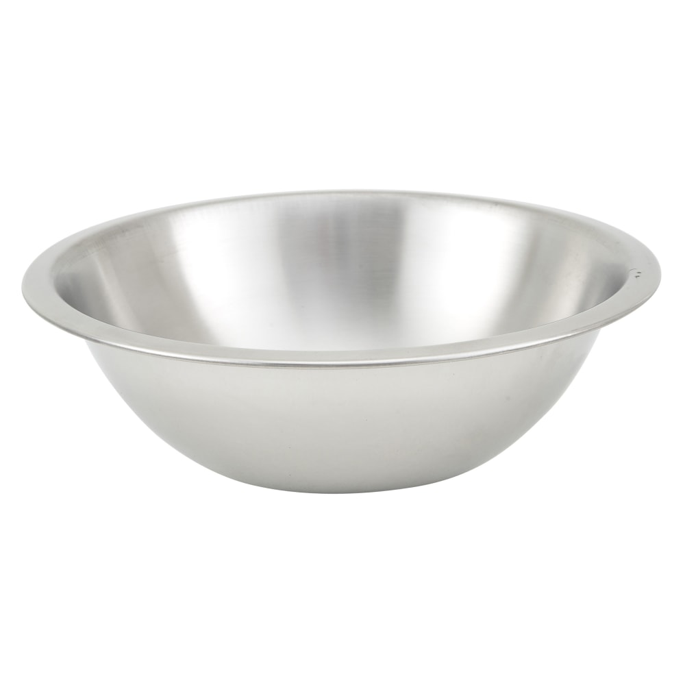 Winco Heavy-Duty Mixing Bowl, 3 Qt, Stainless Steel