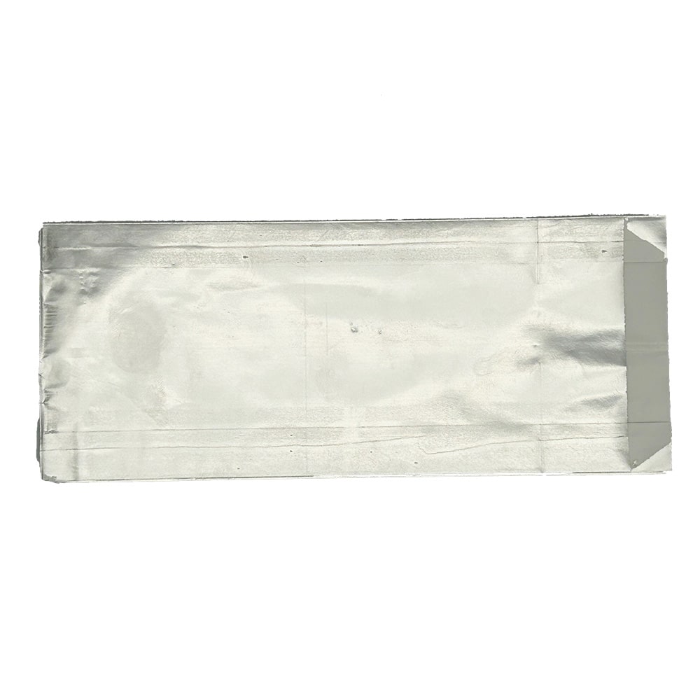 Empress Foil/Paper Hot Dog Bags, 3-1/2in x 8-1/2in, Silver, Case Of 1,000 Bags