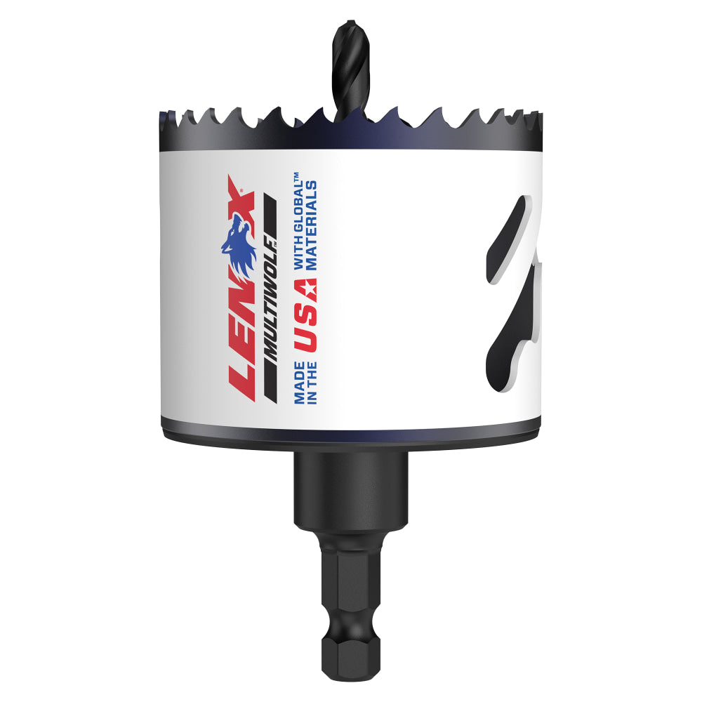 Lenox SPEED SLOT Bi-Metal Hole Saw With T3 Technology, 3in Arbored, Black