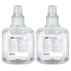 GOJO Antibacterial Foam Hand Wash Soap, Plum Scent, 40.58 Oz, Carton Of 2 Bottles