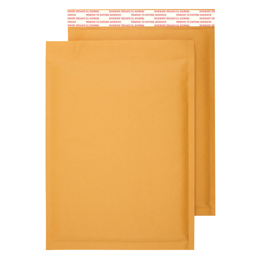 Office Depot Brand Self-Sealing Bubble Mailers, Size 7, 14 1/4in x 19in, Pack Of 12