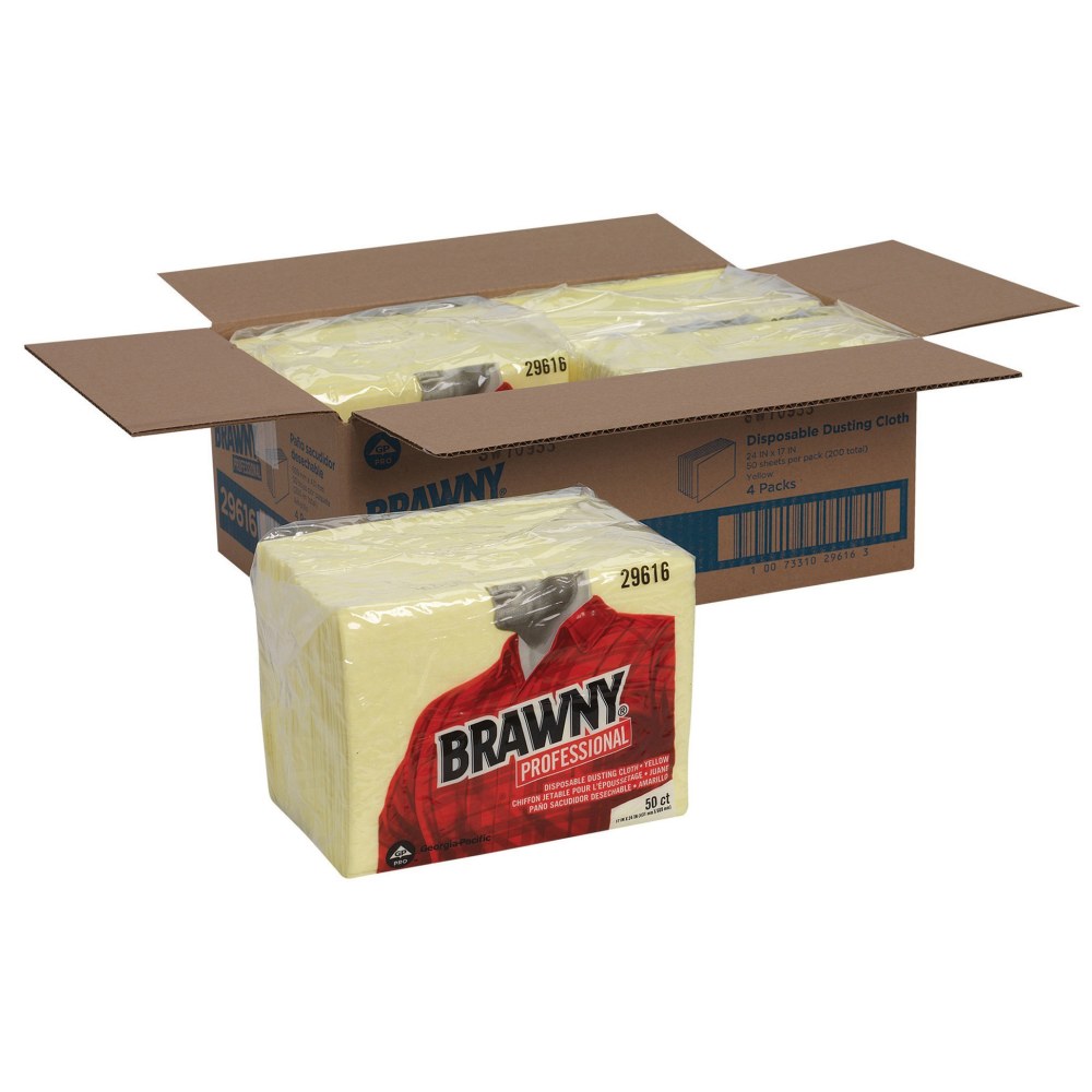 Brawny Professional Disposable Dusting Cloths, 29616CT