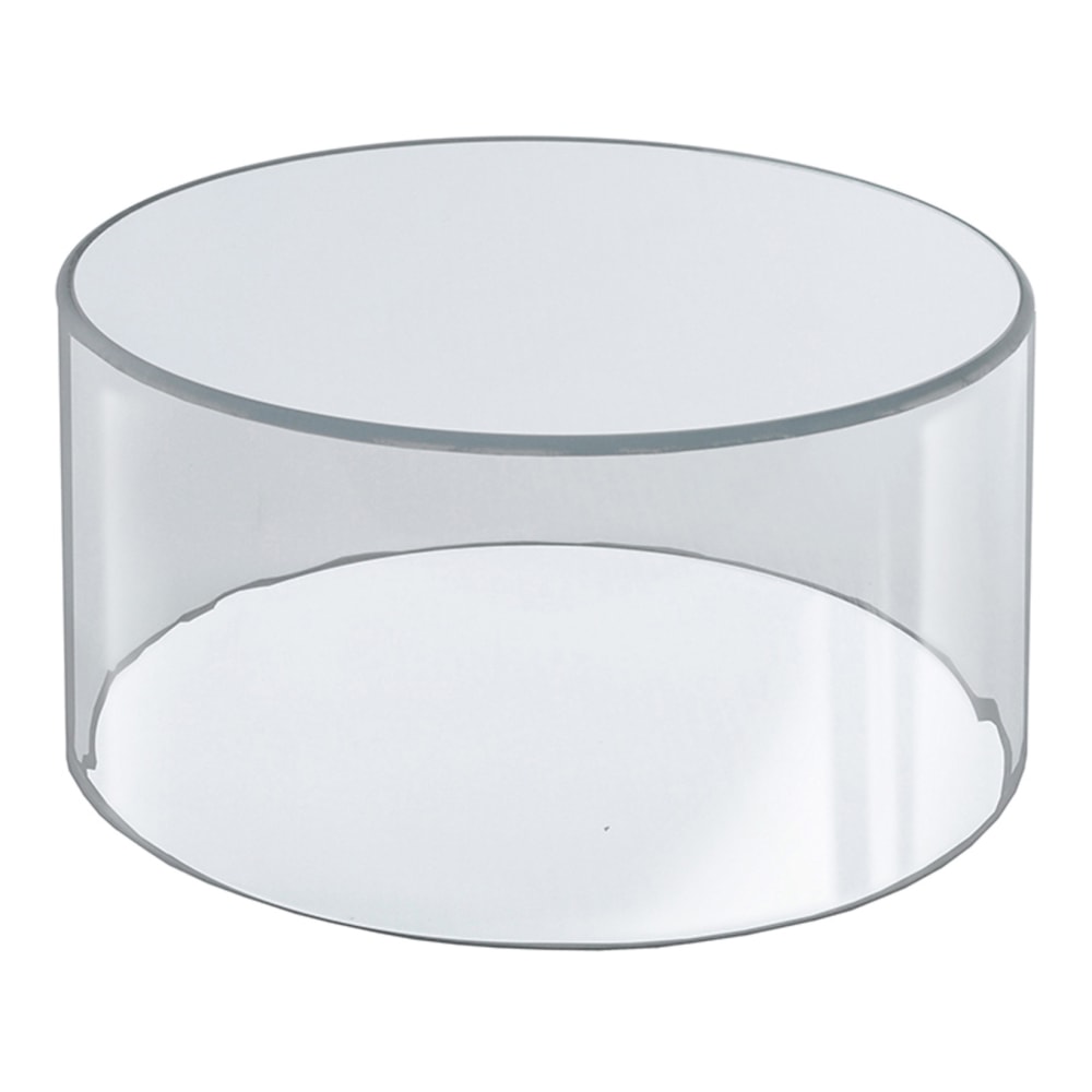 Azar Displays Deluxe 6in Display Cylinder, Small Size, 10inW x 6inH, Clear