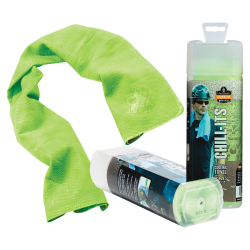 Ergodyne Chill-Its 6602 Hi-Vis Lime Evaporative Cooling Towel