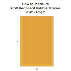 Partners Brand Kraft Heat-Seal Bubble Mailers, #0, 6in x 10in, Pack Of 25