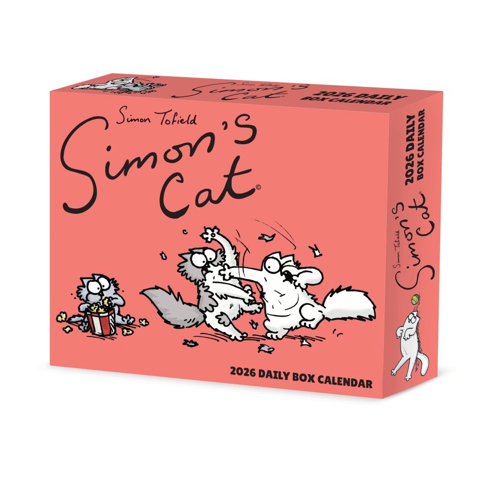 2026 Willow Creek Press Page-A-Day Daily Desk Calendar, 6-1/4in x 5-1/2in, Simons Cat, January To December, 54413