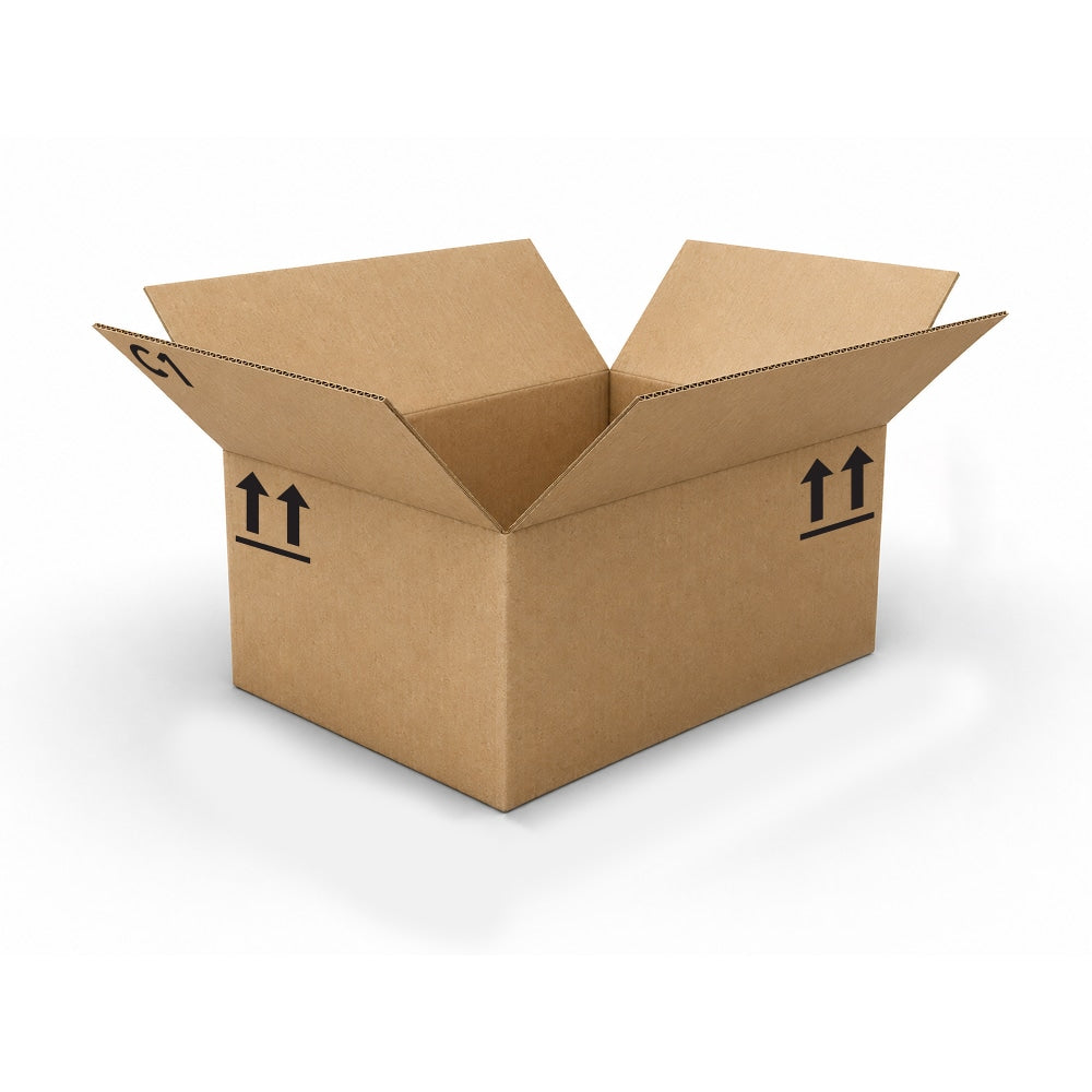 Standard-Duty Single Wall Corrugated Shipping Boxes, Each Box 14-1/2in x 10in x 6in, Kraft, Pallet Qty 900