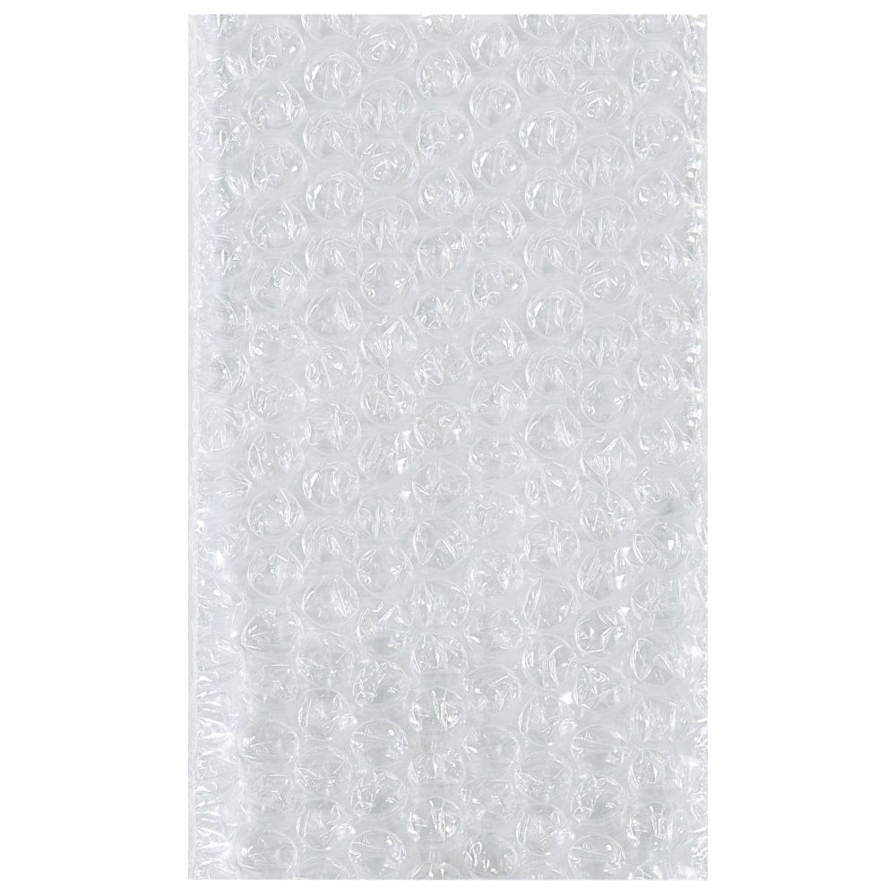 Partners Brand Flush-Cut Bubble Pouches, 6in x 6in, Clear, Case Of 650