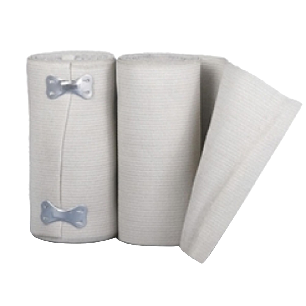 Medline Sure-Wrap Nonsterile Elastic Bandages, 6in x 5 Yd., Tan, Pack Of 50