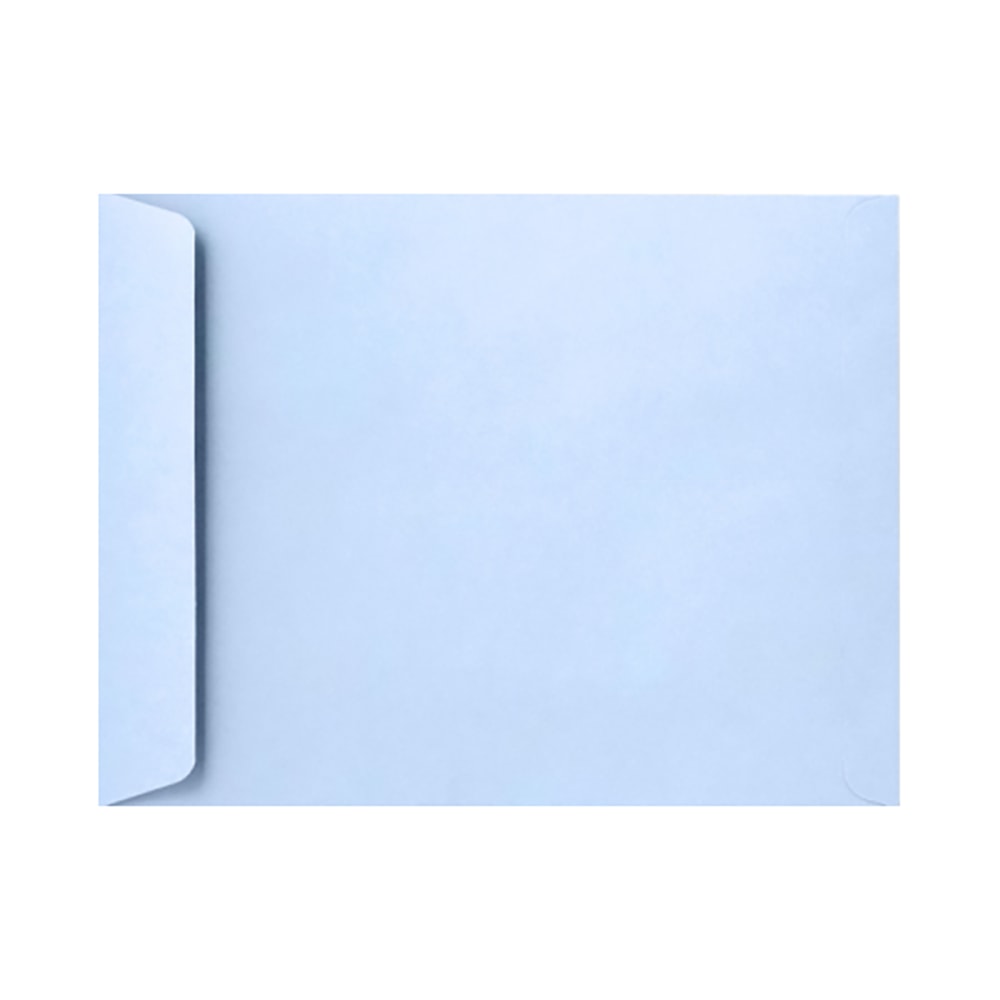 LUX Open-End Envelopes, 6in x 9in, Peel & Press Closure, Baby Blue, Pack Of 50