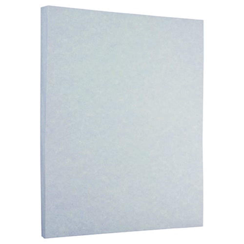 JAM Paper Parchment Paper, Blue, Letter (8.5in x 11in), 100 Sheets Per Pack, 24 Lb, 30% Recycled
