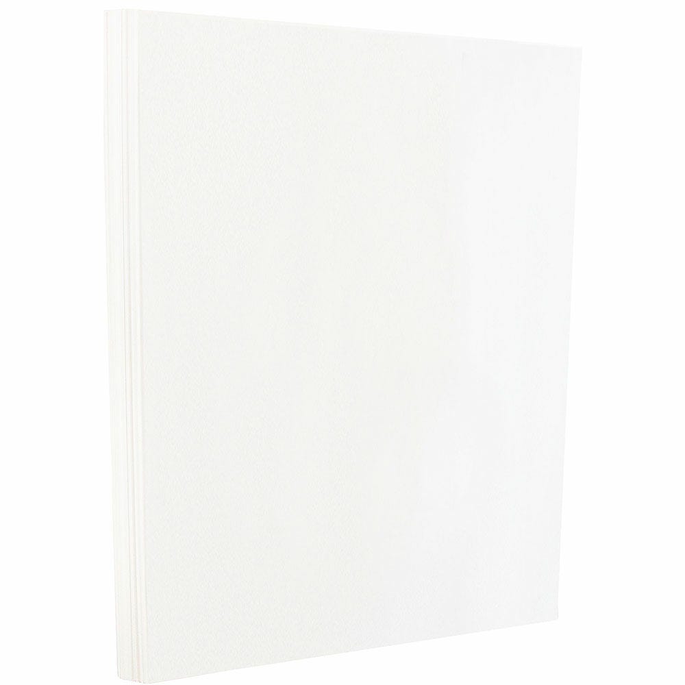 JAM Paper Glossy 2-Sided Paper, White, Letter (8.5in x 11in), 100 Sheets Per Pack, 32 Lb