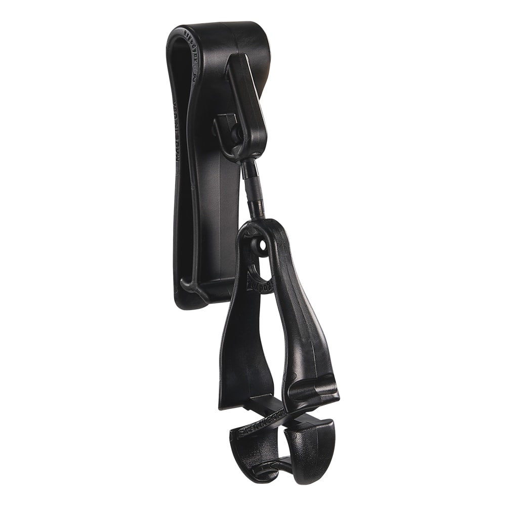 Ergodyne 3425 Glove Belt Clip Holder, 6-1/2in, Black, Total Qty 1