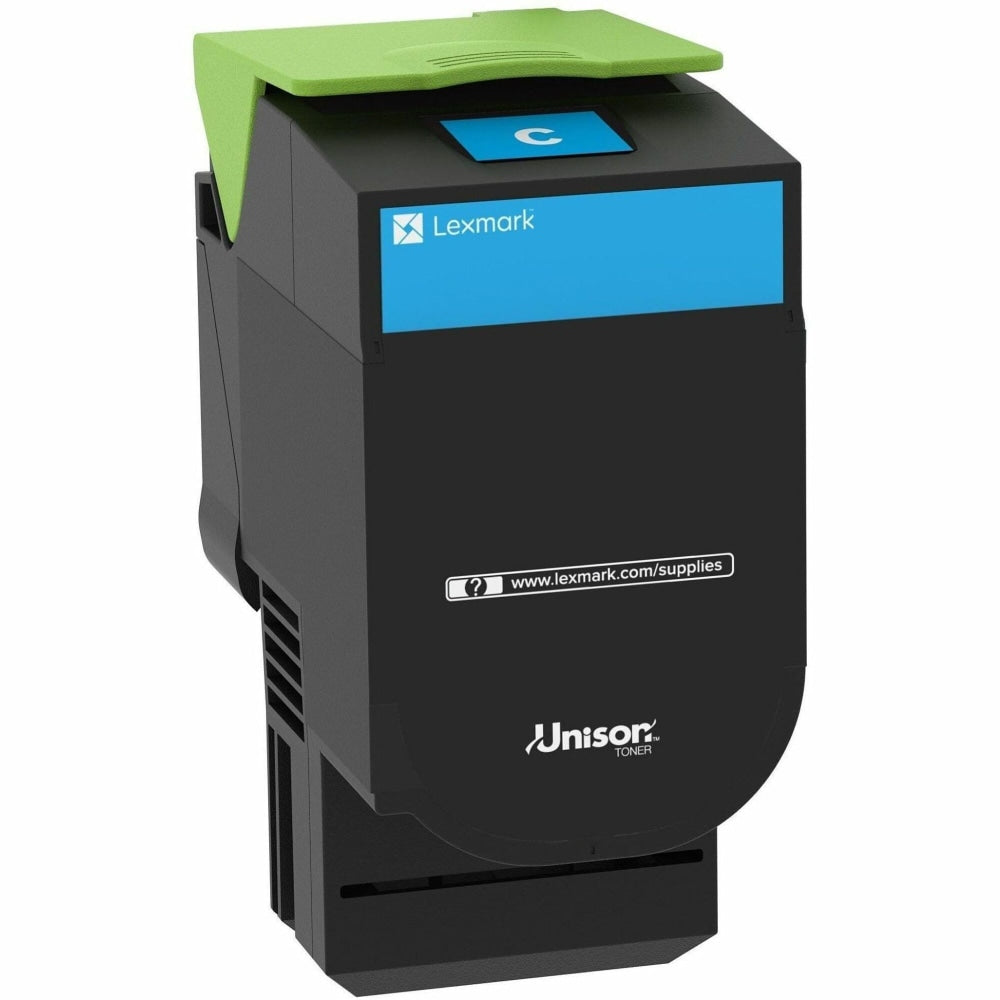 Lexmark 80C0XCG Extra High Yield Laser Toner Cartridge, Cyan