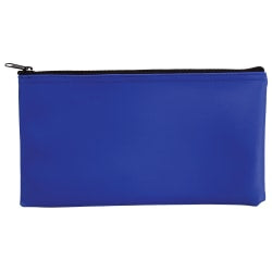 Control Group ControlTek Bank Deposit Bag, 11in x 6in, Blue, Pack Of 3