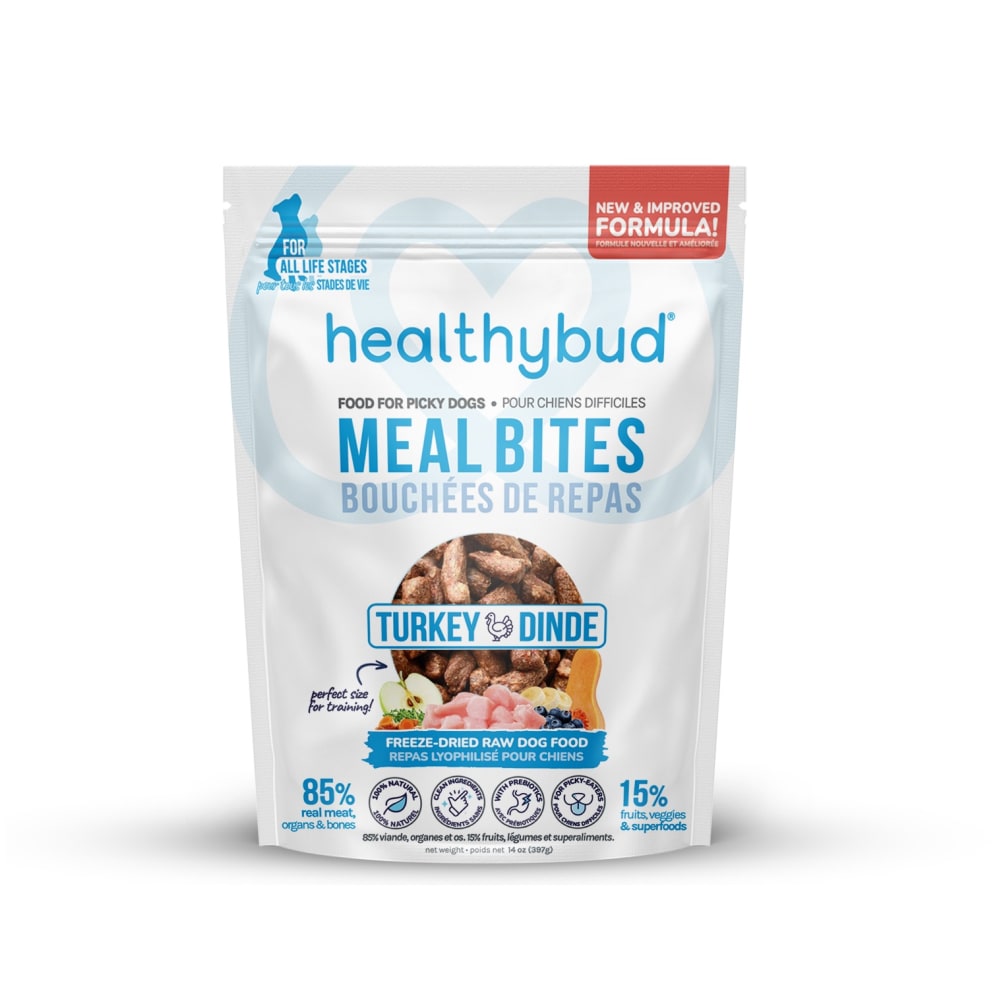 Healthybud Freeze-Dried Meal Bites, Turkey, 14 Oz