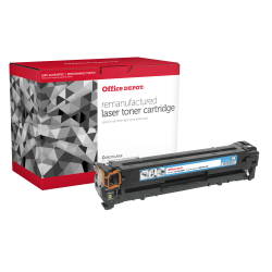 Office Depot Remanufactured Cyan Toner Cartridge Replacement For HP 125A, CB541A, OD1215C