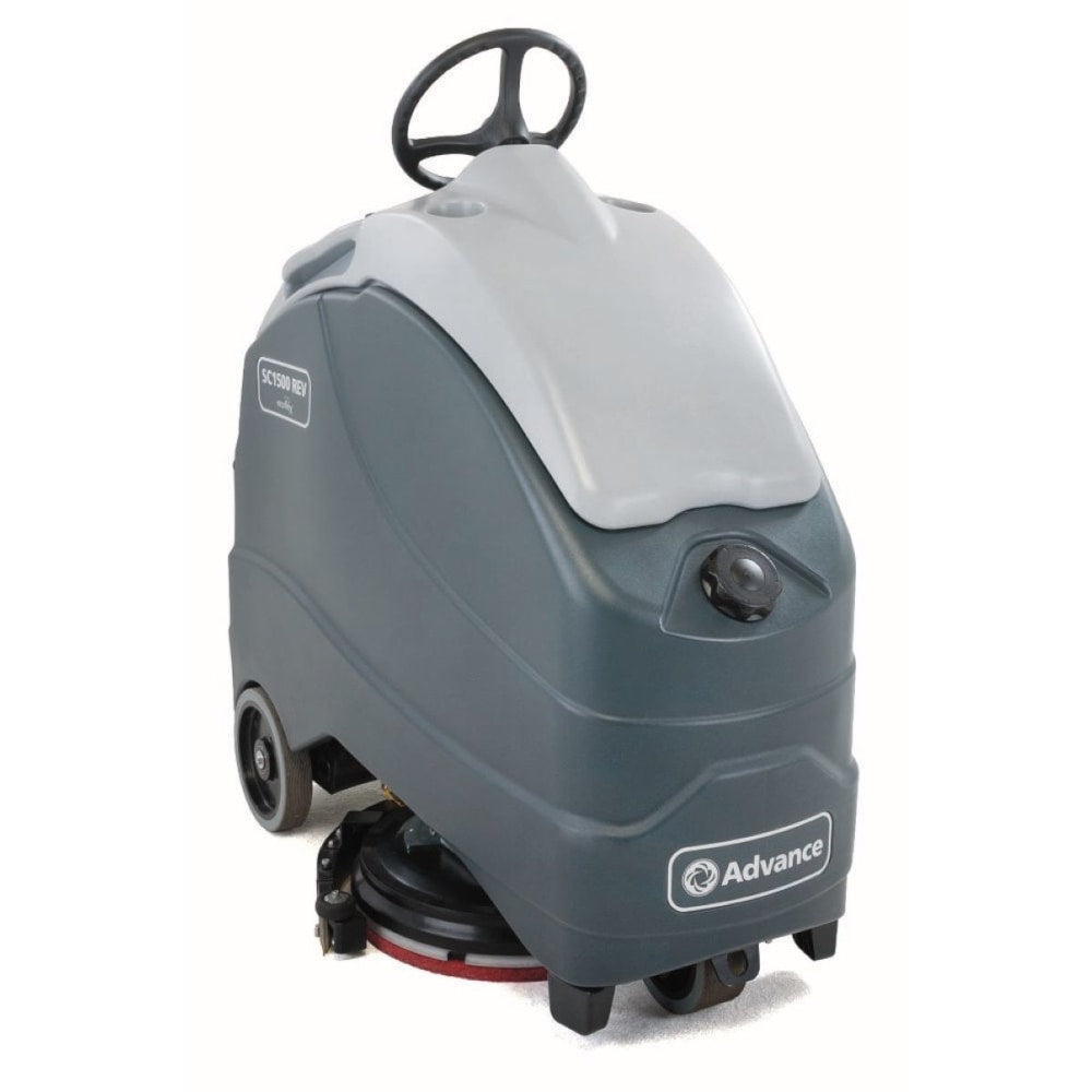 Nilfisk Advance SC1500 20R ECOFLEX A150 OBC Rev Orbital Battery-Powered Stand-On Scrubber, 150Ah, 25in