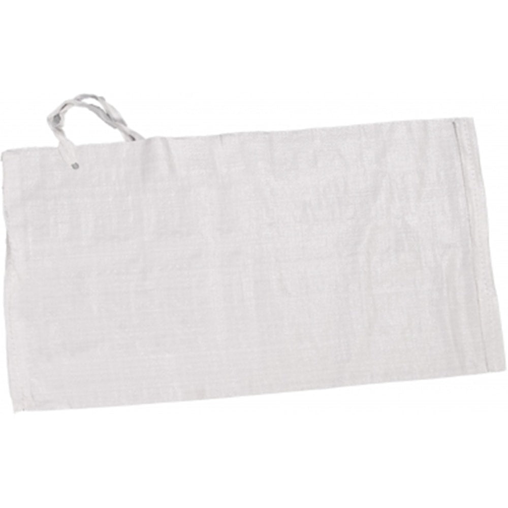 Mutual Industries Sandbags, 14in x 26in, White, Case Of 100 Bags