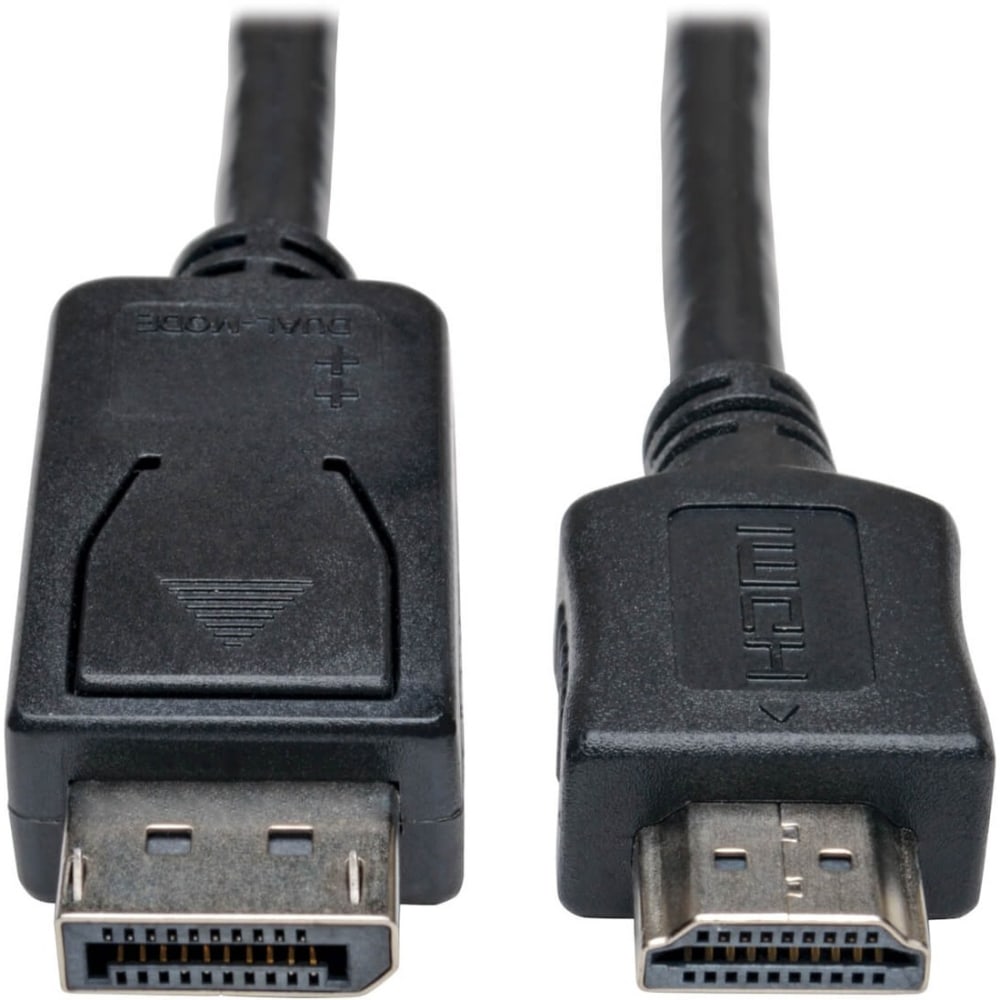 Tripp Lite by Eaton 6ft DisplayPort to HDMI Adapter Cable Video / Audio Cable DP M/M - Male DisplayPort - Type A Male HDMI - 6ft - Black