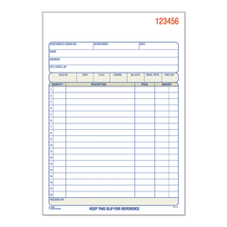 Adams Carbonless 2-Part Sales Book, 5 9/16in x 8 7/16in, Pack Of 50 Sets