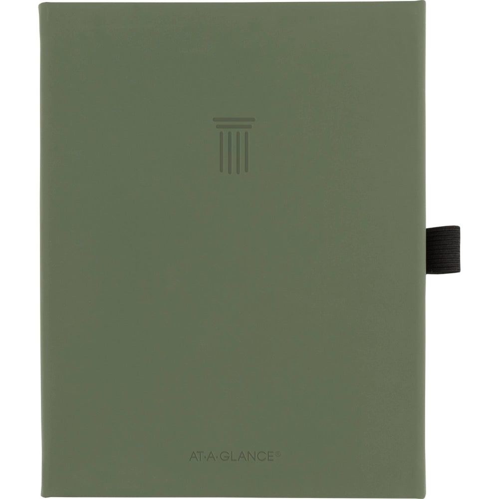 AT-A-GLANCE Foundation Weekly/Monthly Planner, 5-1/2in x 8-1/2in, Small, Green, Undated