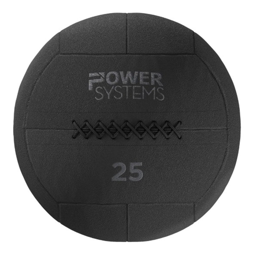 Power Systems Ballistic Series Medicine Ball, 25 Lb, Black, Total Qty 1