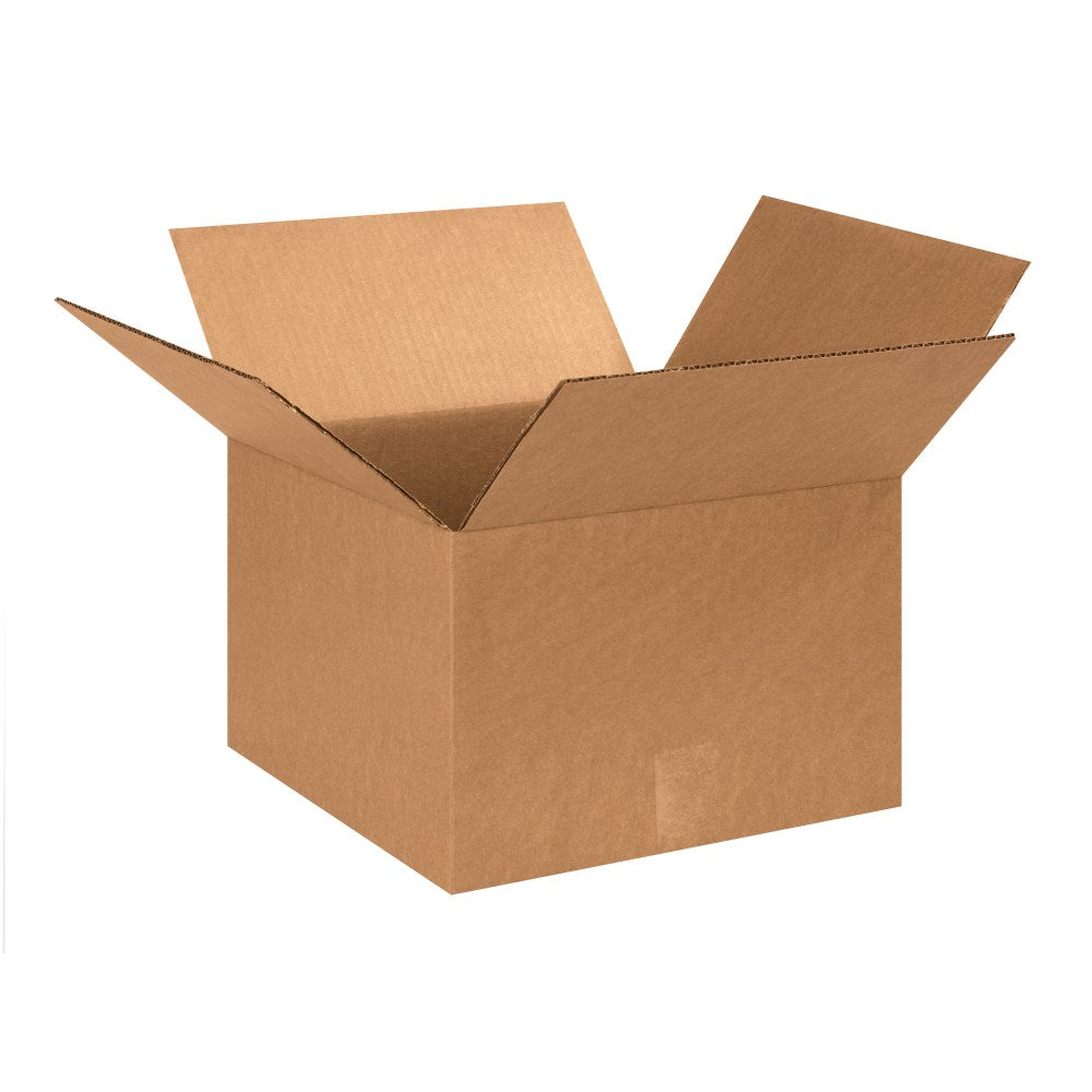 Partners Brand Corrugated Boxes, 13in x 13in x 9in, Kraft, Pack Of 25