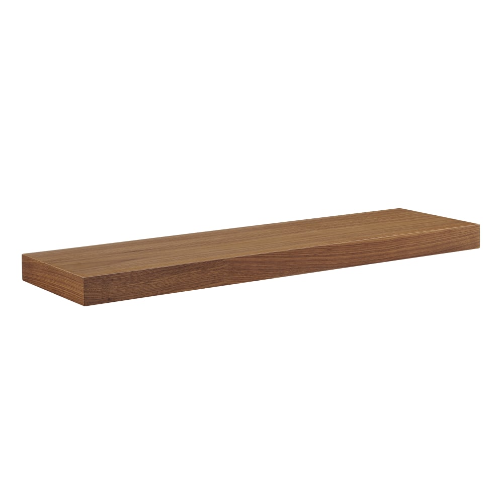 Eurostyle Barney Floating Shelf, 2inH x 36inW x 10inD, Walnut