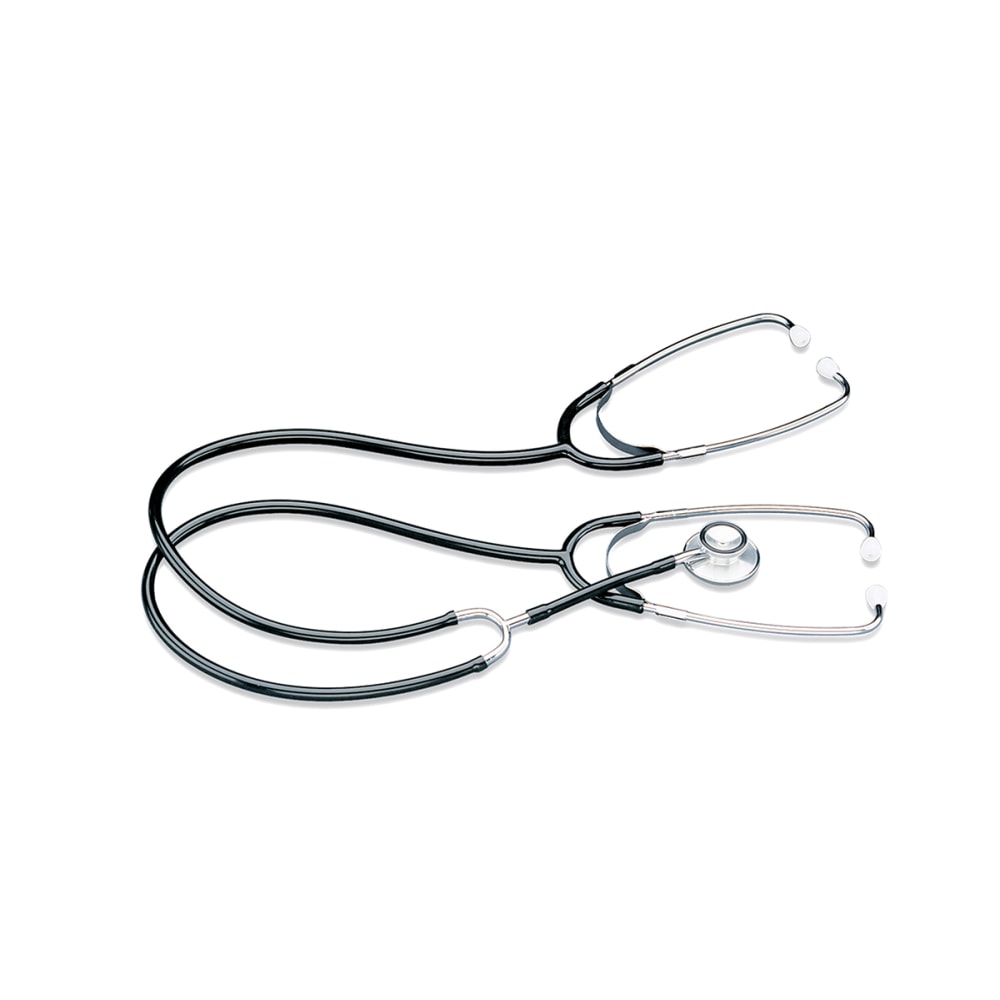 Medline Teaching Stethoscope, Adult, Black