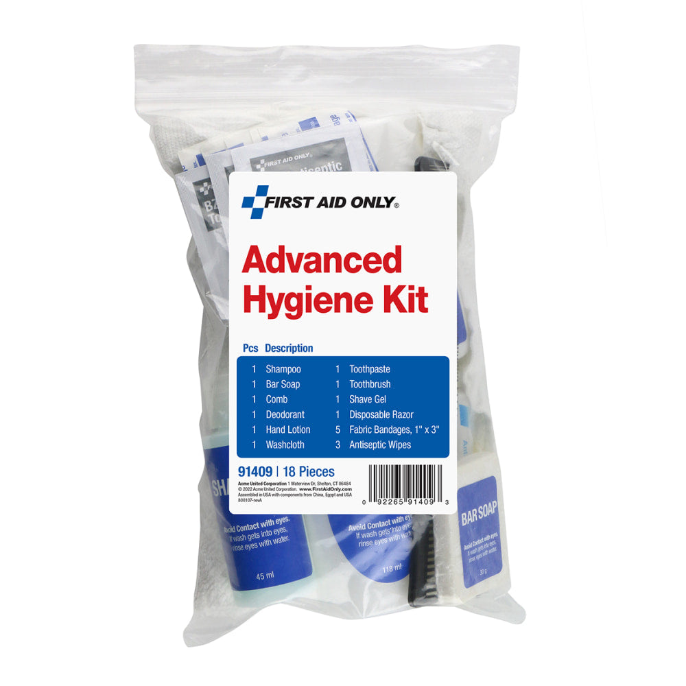 First Aid Only Advanced Hygiene Kit, White