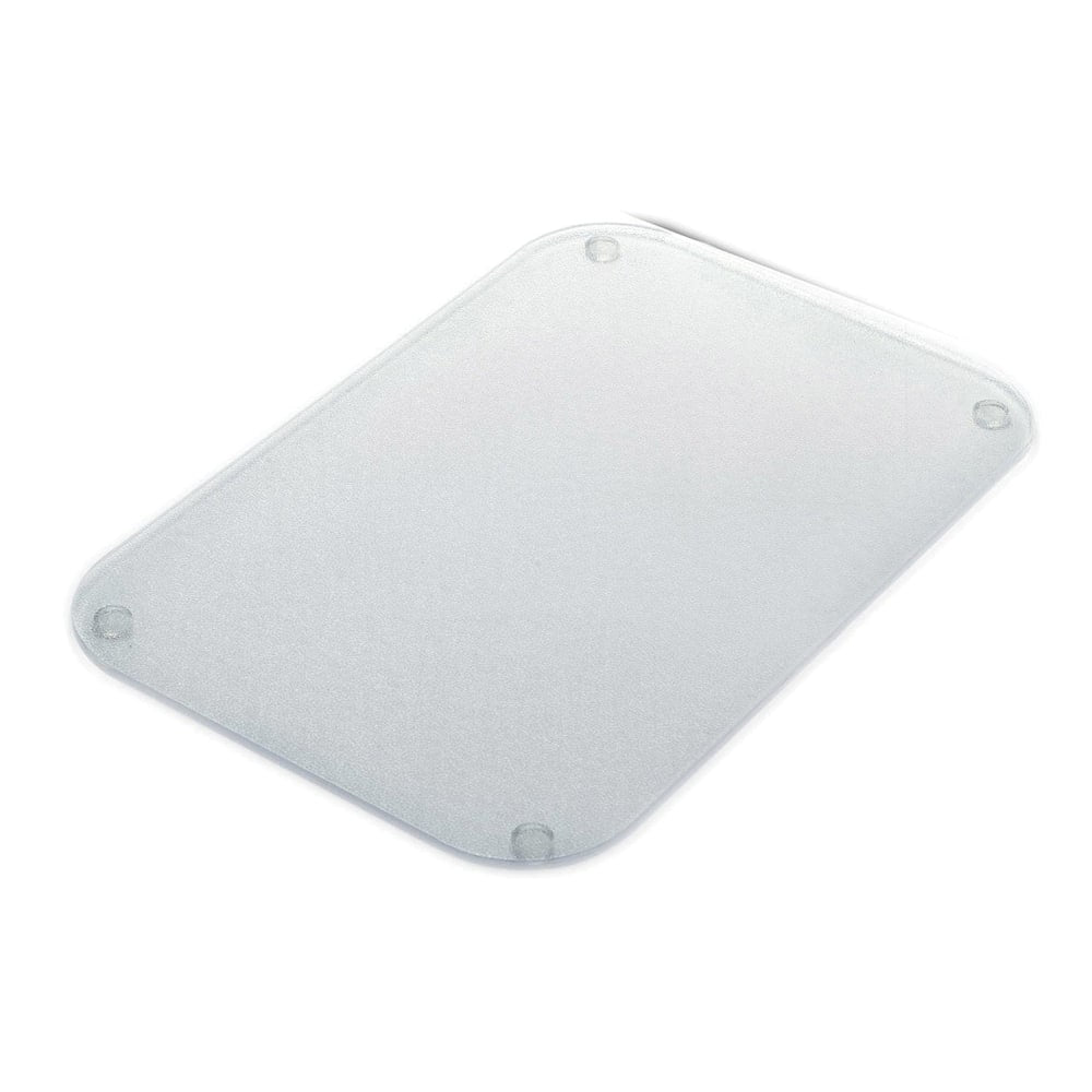 Better Houseware Small Acrylic Cutting Board, 8in x 12in, Silver
