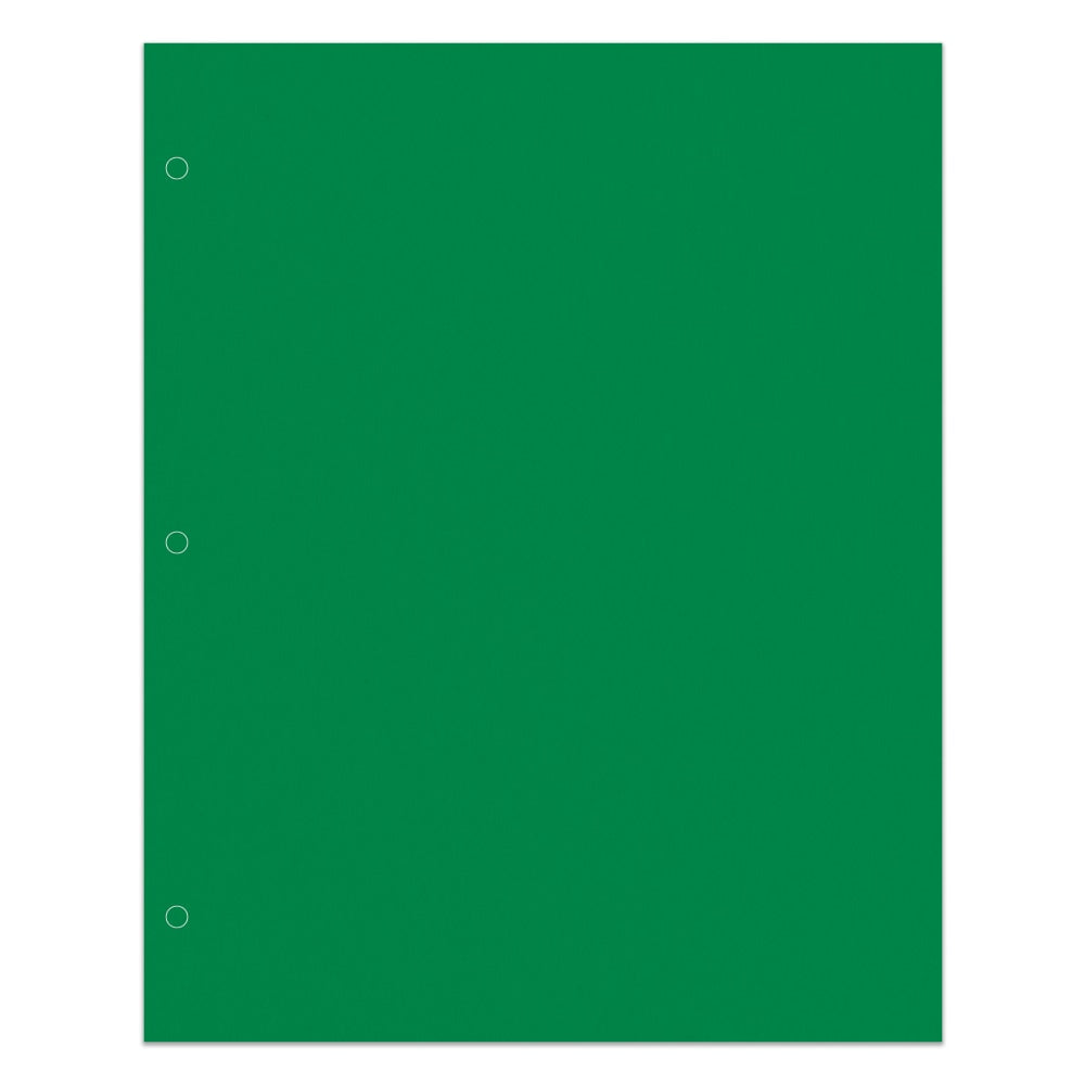 Office Depot Brand 2-Pocket School-Grade Paper Folder, Letter Size, Green